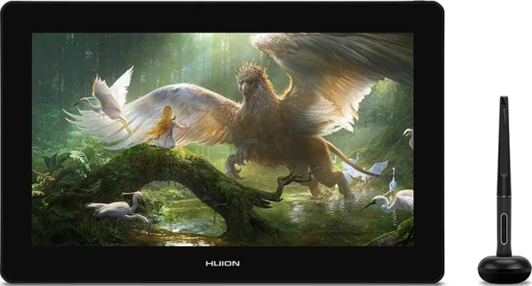 Графічний монітор Huion 15,6" Kamvas Pro 16, 4K, USB-C, чорний