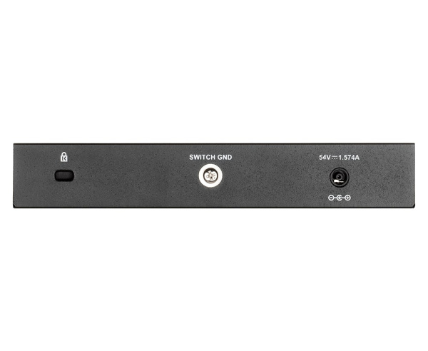 Комутатор D-Link DGS-1100-08PV2 8xGE PoE 64Вт, EasySmart