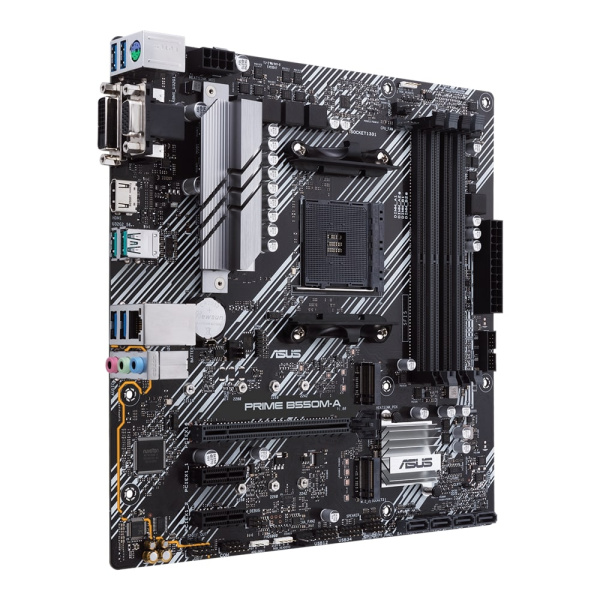 Материнcька плата ASUS PRIME B550M-A sAM4 B550 4xDDR4 M.2 HDMI DVI D-Sub mATX