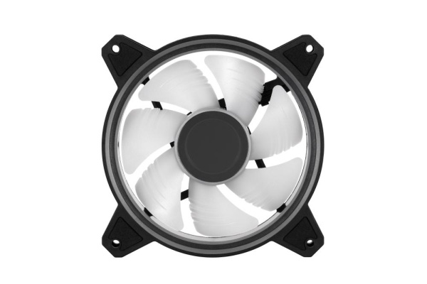 Корпусний вентилятор 2E GAMING Air Cool Infinity M ACF120IMW-ARGB, 120мм, 1200rpm, 3pin, 3pin +5VARGB, 22dBa, чорний