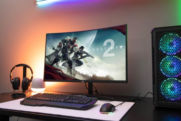 Монітор 2E GAMING 31.5" G3223B 2xHDMI, DP, VA, 2560x1440, 165Hz, 1ms, CURVED, FreeSync, HAS