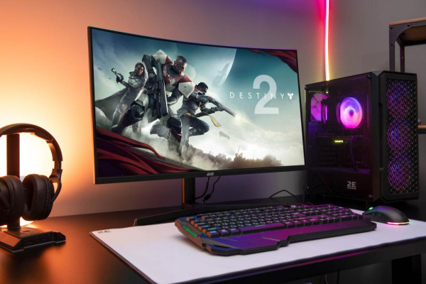 Монітор 2E GAMING 31.5" G3223B 2xHDMI, DP, VA, 2560x1440, 165Hz, 1ms, CURVED, FreeSync, HAS