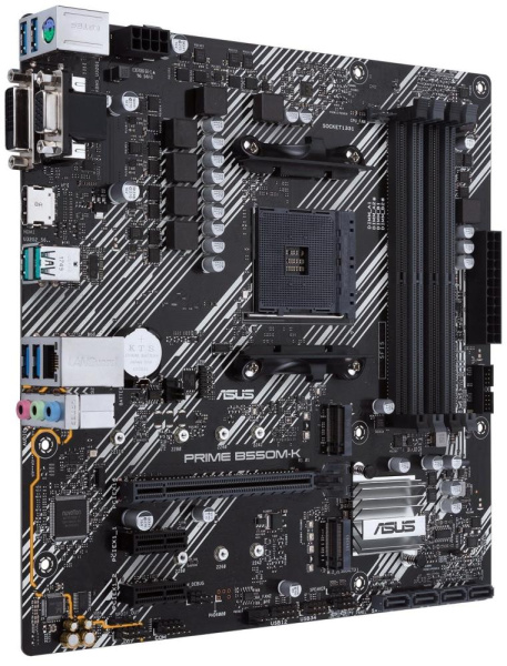 Материнcька плата ASUS PRIME B550M-K sAM4 B550 4xDDR4 M.2 HDMI DVI D-Sub mATX