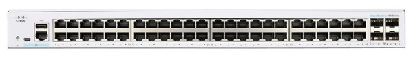 Комутатор Cisco CBS250 48xGE, 4x10G SFP+, Smart