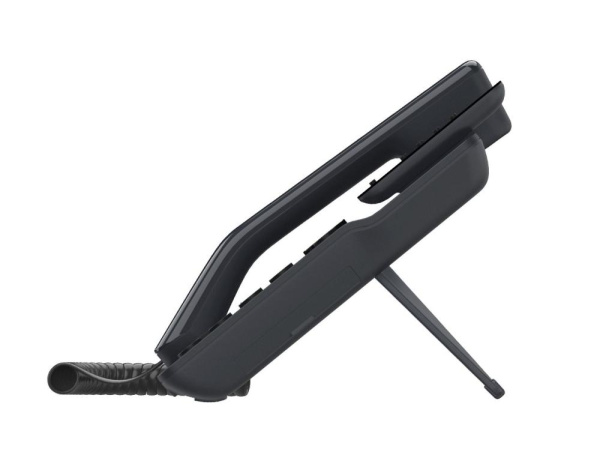 Телефон IP Fanvil V64 2xGE LAN, 1xUSB-A, BT4.2, Wi-Fi, 21 DSS клавіш, 12 SIP line, SW Linux, PoE, 3.5" кольоровий дисплей, чорний
