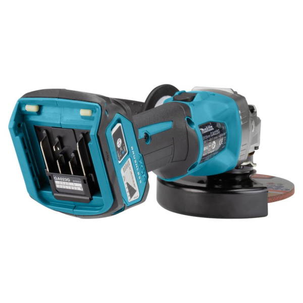 Шліфмашина кутова акумуляторна Makita GA023GM201 125мм XGT 36В 2х4А·год 3000-8500об/хв 3.3кг