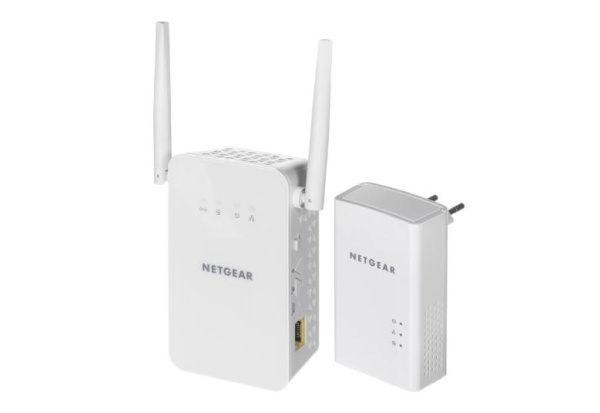 Комплект Адаптерів Powerline NETGEAR PLW1000, 1xGE, (PL1000 1шт, PLW1000 1шт)