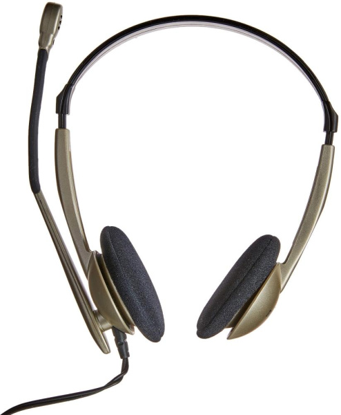 Гарнітура комп'ютерна стерео On-ear Koss CS100i 3.5 mini-jack, Uni Mic, 2.4м, Бежевий