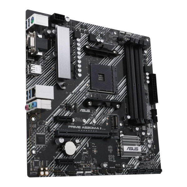 Материнcька плата ASUS PRIME A520M-A II/CSM sAM4 A520 4xDDR4 HDMI D-Sub DP mATX