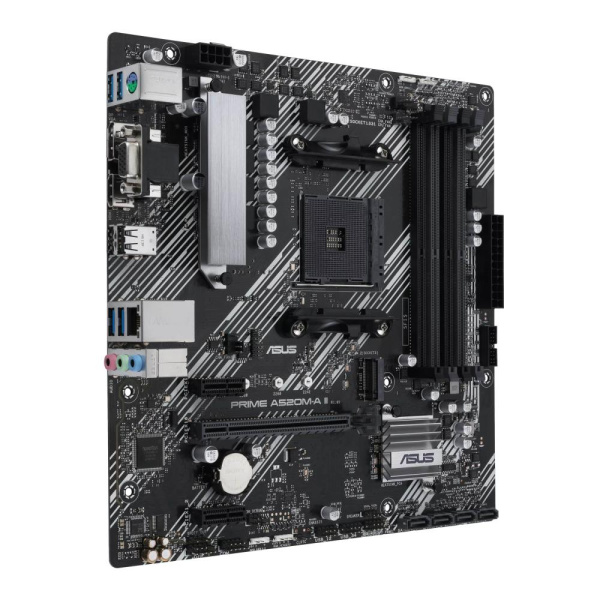Материнcька плата ASUS PRIME A520M-A II/CSM sAM4 A520 4xDDR4 HDMI D-Sub DP mATX