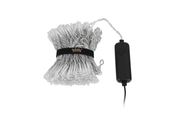 Гірлянда Smart LED Twinkly Curtain RGBW 400 IP44 1.45х2.1м кабель прозорий
