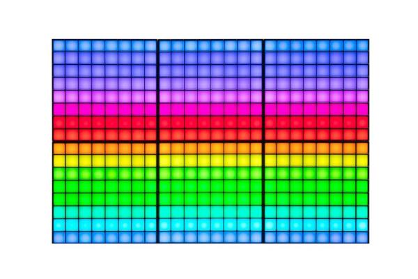 Панель Smart LED Twinkly Squares 1 Starter + 5 Extension RGB IP20 16x16см кабель білий