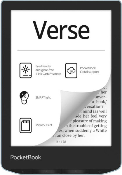 Електронна книга PocketBook 629 Verse, Bright Blue