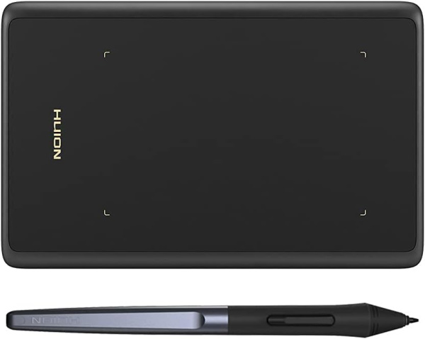 Графічний планшет Huion 4.17"x 2.6" H420X USB-C, чорний
