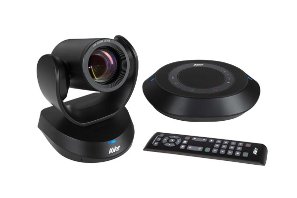 Система відеоконференцзв'язку AVer VC520 Pro 3, 12x Optical Zoom, Full HD, PTZ, 2 х Omni-mic, радіус дії 3 м, USB, RJ45, PoE, 3.5 mini jack, чорний