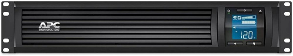 Джерело безперебійного живлення APC Smart-UPS C 1000VA/600W, RM 2U, LCD, USB, SmartConnect, 4xC13