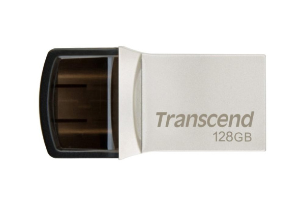 Накопичувач Transcend 128GB USB 3.1 Type-A + Type-C 890 R90/W30MB/s