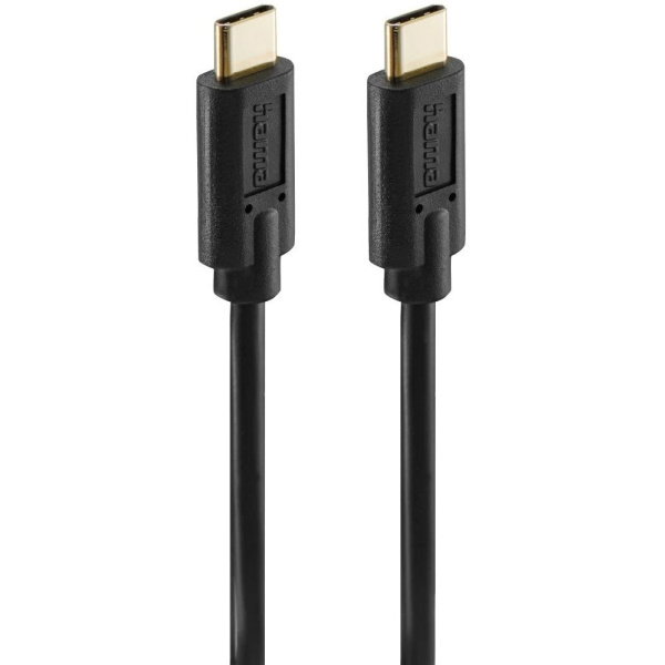 Кабель USB-С > USB-C заряджання/синхронізації Hama 1,5м, чорний