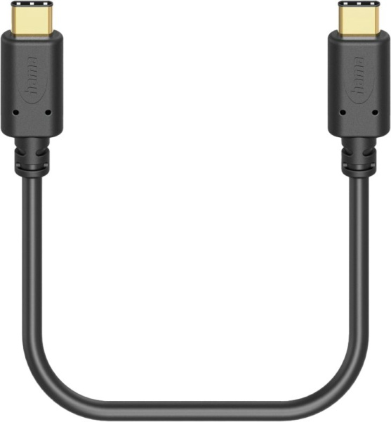Кабель USB-С > USB-C заряджання/синхронізації Hama 1,5м, чорний