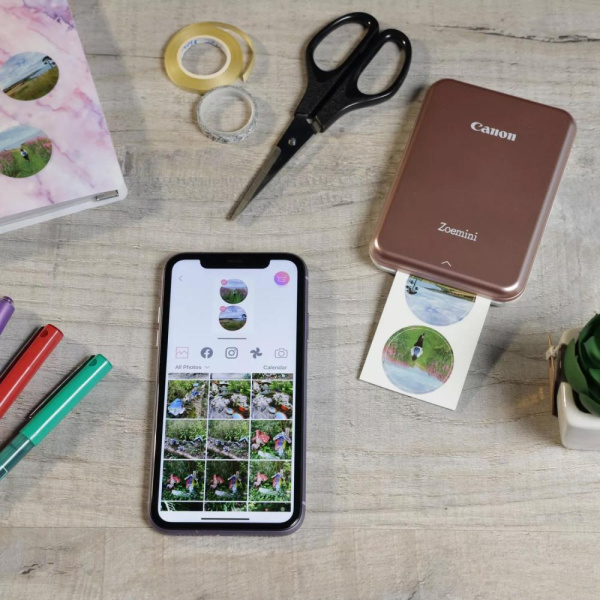 Папір Canon ZINK™ 1.3" у вигляді круглих наліпок, 20 арк.