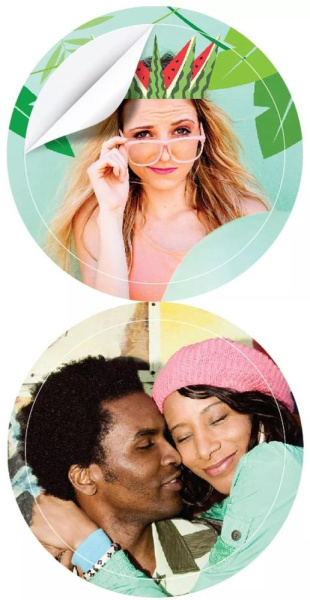 Папір Canon ZINK™ 1.3" у вигляді круглих наліпок, 20 арк.