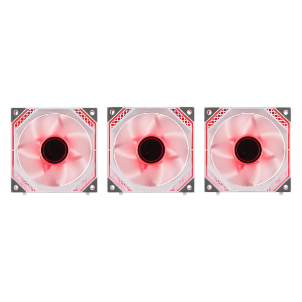 Корпусні вентилятори 2E GAMING Air Cool Magic Mirror ACF120MW-ARGB, 3x120мм, 2000rpm, 4pin PWM +5VARGB, 20.5dBa, білий