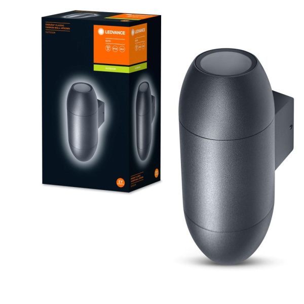 Cвітильник фасадний LEDVANCE ENDURA CANNON WALL UPDOWN GU10 IP44 чорний
