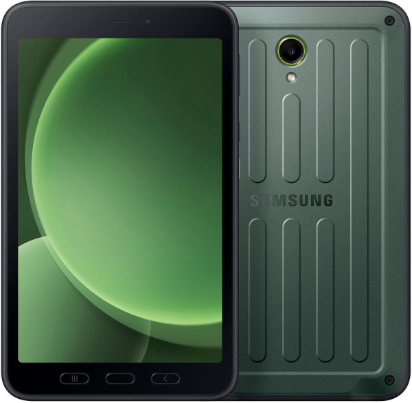 Планшет Samsung Galaxy Tab Active 5 (X300) 8" 6ГБ, 128ГБ, 5050мА•год, Android, чорний зелений