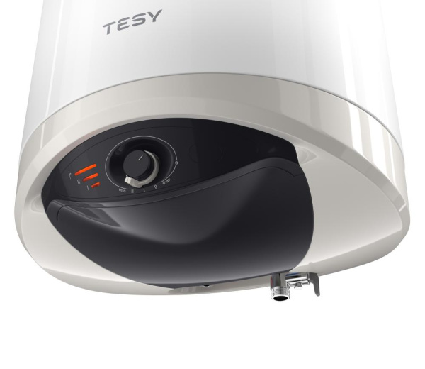 Водонагрівач електр. TESY Modeco Ceramic S круглий із теплообмінником GCV6S 804724D C21 TS2RCP, 80л, 2,4кВт, сухий тен, мех. кер-ння, B, білий