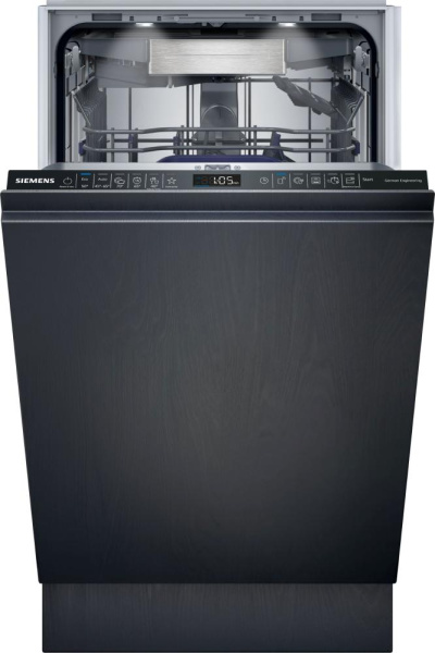 Посудомийна машина Siemens вбудована, 10компл., C, 45см, дисплей, 3й кошик, Zeolith, білий