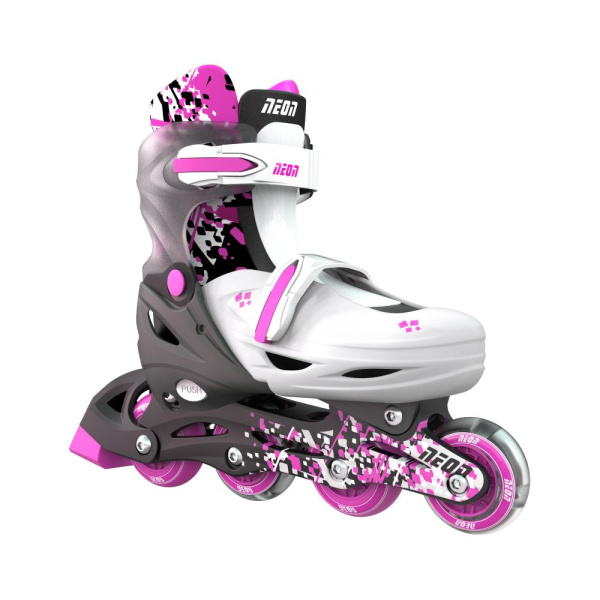 Роликові ковзани Neon Combo, розмір 34-37, рожевий