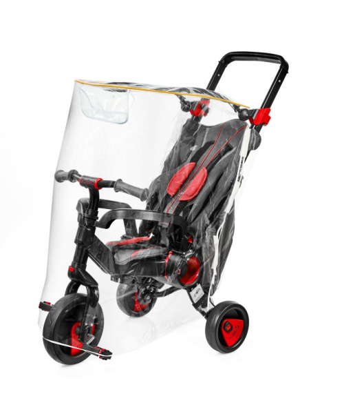 Триколісний велосипед Galileo Strollcycle Black червоний