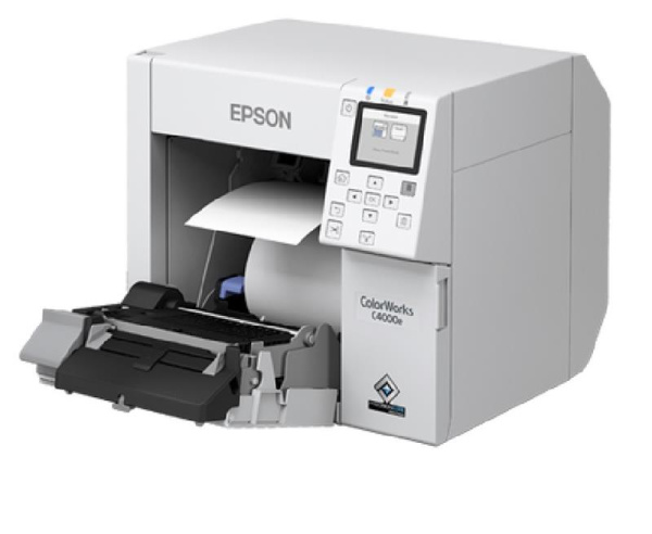 Принтер етикеток ink color 108 mm Epson ColorWorks CW-C4000e (bk) 100 mmps USB Ethernet