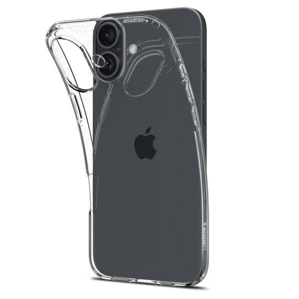 Чохол Spigen для iPhone 16, Liquid Crystal, Crystal Clear