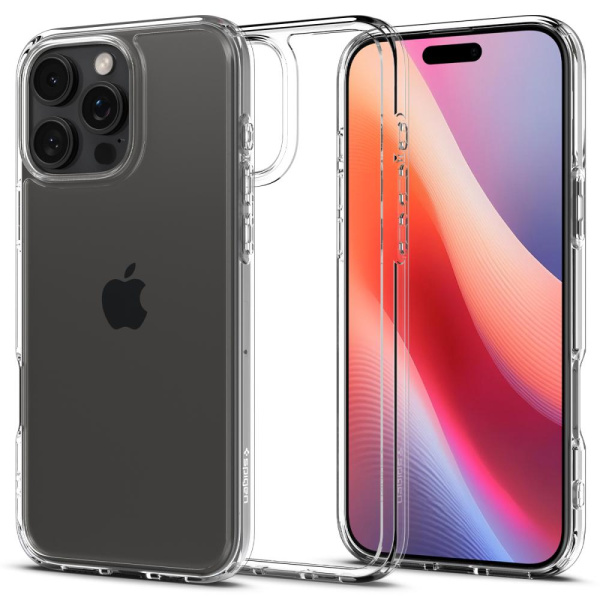 Чохол Spigen для iPhone 16 Pro, Ultra Hybrid, Crystal Clear