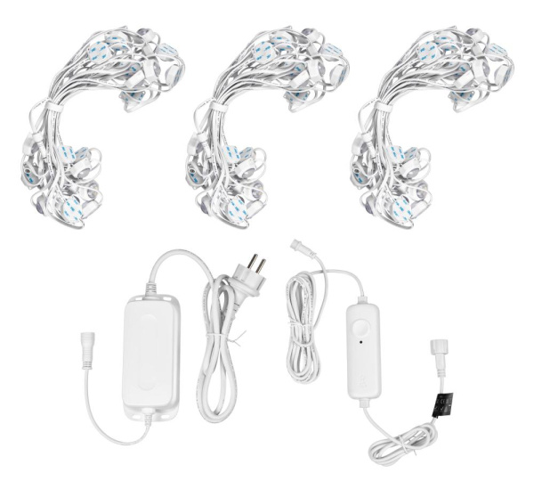 Гірлянда Smart LED Twinkly Permanent Light RGB72 IP65 кабель білий
