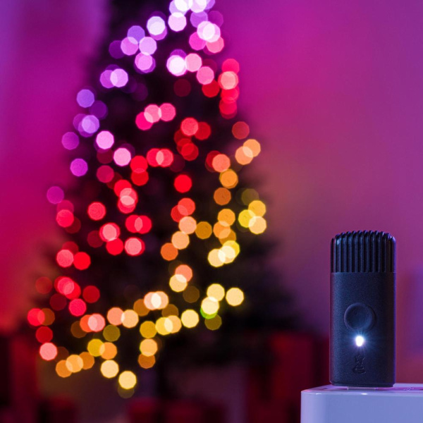 Гірлянда Smart LED Twinkly Dots Lights RGB 200 IP44 20м кабель чорний