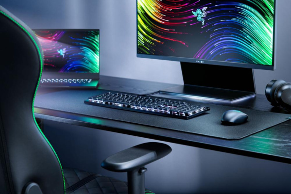 Клавіатура механічна Razer DeathStalker V2 105key, Red Switch, USB-A, EN/RU, RGB, чорний