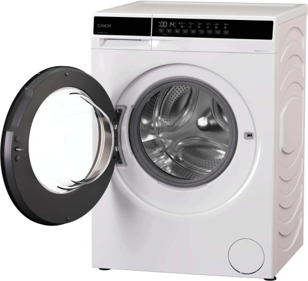 Пральна машина Candy ProWash 100 фронтальна, 7кг, 1200, A, 43.9см, дисплей, пара, інвертор, люк чорний, білий