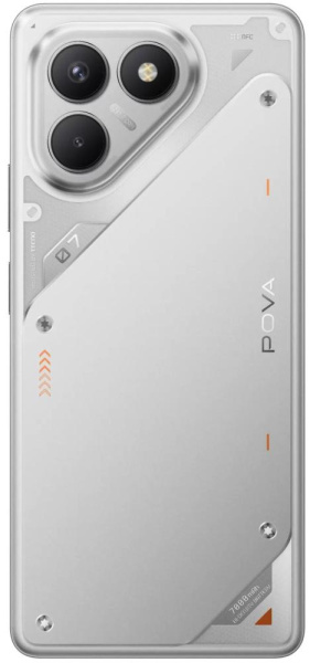 Смартфон TECNO POVA 7 Neo (LJ6) 6.78" 8/128ГБ, 2SIM, 7000мА•год, Magic Silver