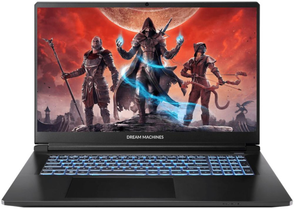 Ноутбук Dream Machines RT5060-17 17.3FHD IPS, AMD AI 7 350, 32GB, F2TB, NVD5060-8, DOS, чорний