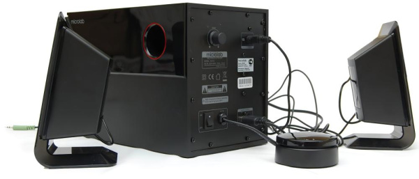 Акустична система MICROLAB M-200 2.1, 40W, mini-jack, чорний