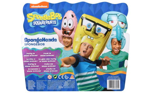 Іграшка-головний убір SpongeBob SpongeHeads Губка Боб (SpongeBob Expression 2)