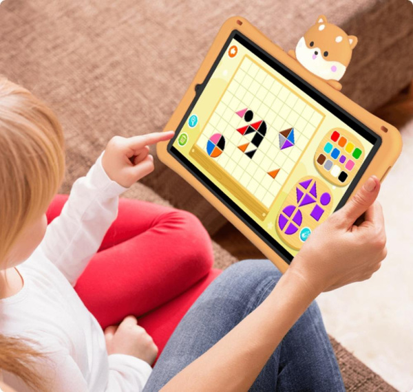 Планшет Doogee T20 mini Kids 8.4" 4ГБ, 128ГБ, LTE, 5060мА•год, Android, жовтий