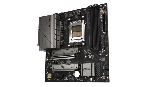 Материнcька плата SAPPHIRE PULSE B850M WIFI sAM5 B850 4xDDR5 M.2 HDMI DP Wi-Fi BT mATX