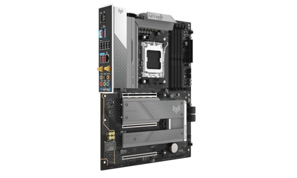 Материнcька плата SAPPHIRE NITRO+ B850A WIFI7 sAM5 B850 4xDDR5 M.2 HDMI DP Wi-Fi BT ATX
