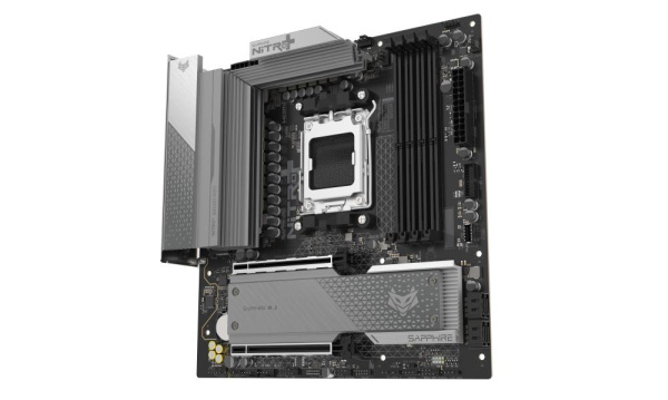 Материнcька плата SAPPHIRE NITRO+ B850M WIFI sAM5 B850 4xDDR5 M.2 HDMI DP Wi-Fi BT mATX