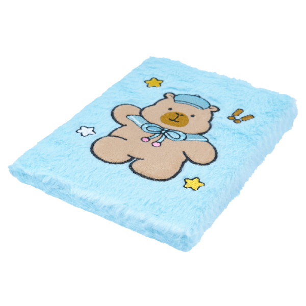 Блокнот плюшевий CAPYBARA 11, А5, 80 арк., клітинка, асорті, KIDS Line