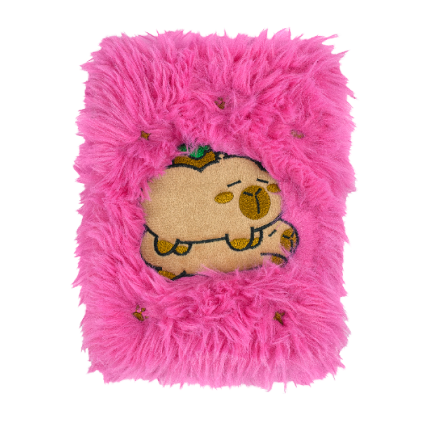 Блокнот плюшевий CAPYBARA 21, А5, 80 арк., клітинка, асорті, KIDS Line