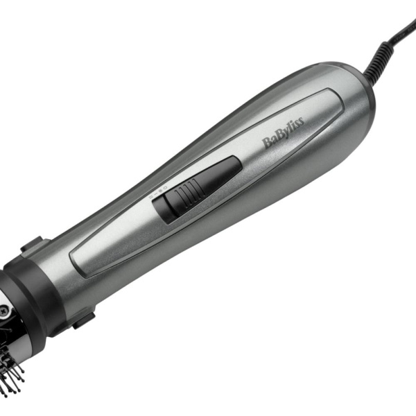 Фен-щітка Babyliss Xanadu, 1000Вт, 2 режими, хол. обдув, 2 насадки, сірий